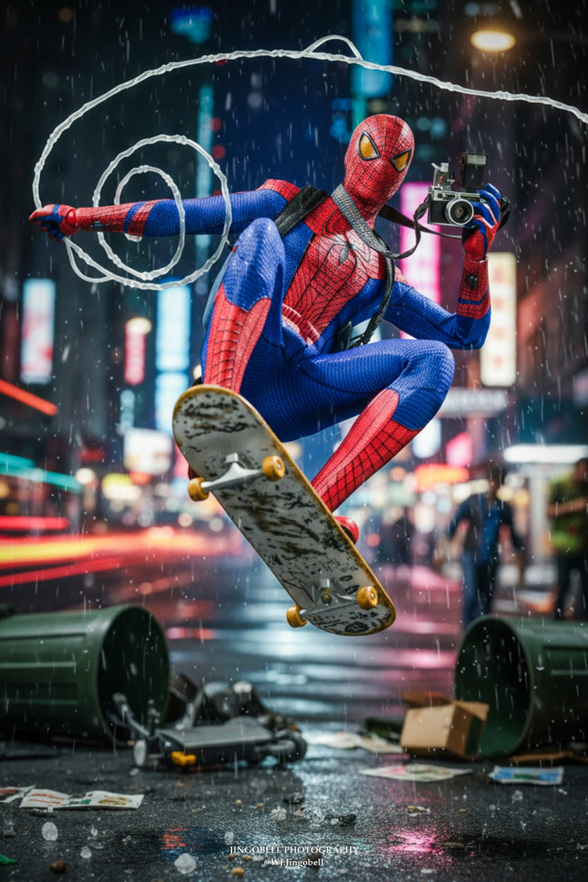 🔥Hot Toys MMS771 MMS771B The Amazing Spider-Man 1/6th Scale The Amazing Spider-Man Collectible Figure (Collector Edition) (Special Edition)