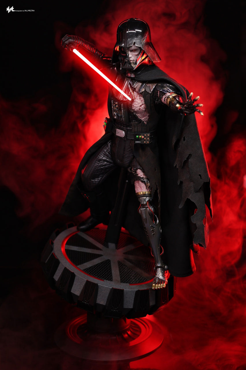 READY🔥Hot Toys DX45 Star Wars Darth Vader (Battle Damaged) (Deluxe Version) 1/6th scale Collectible Figure