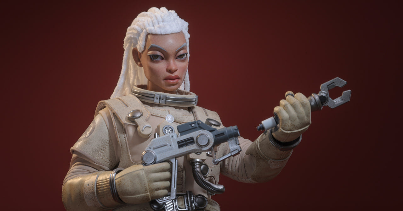 Preorder🔥Brothersfree x Hot Toys 1/6th scale Space Worker Baby (Brothersfree 25th Version) Collectible Figure