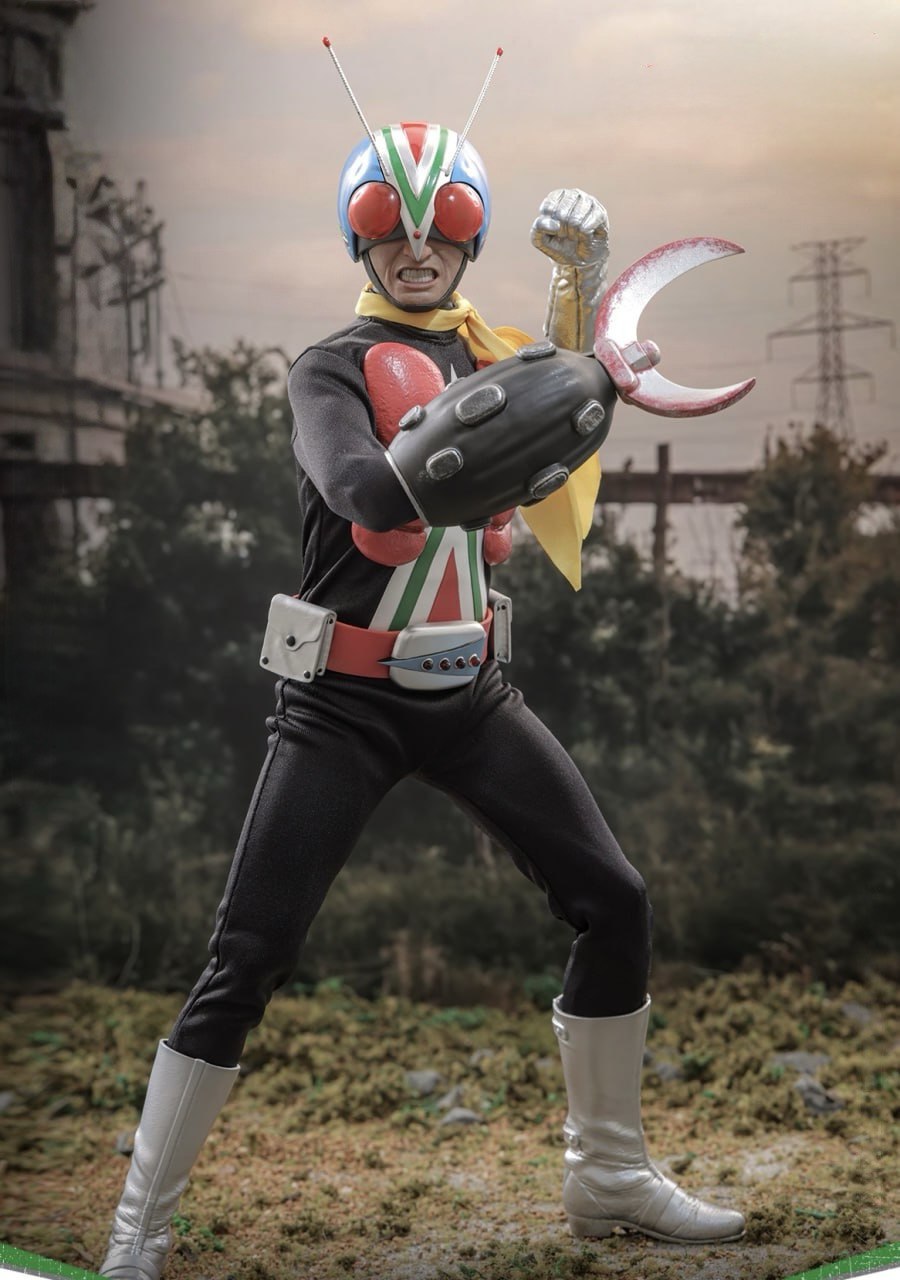 Preorder🔥Hot Toys TMS185 Kamen Rider V3 Riderman 1/6th scale Collectible Figure