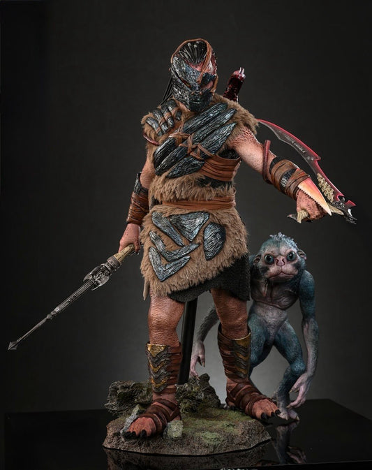 Preorder🔥Hot Toys MMS873 Predator: Badlands Dek (Bone Bison Armor) and Bud 1/6th scale Collectible Set