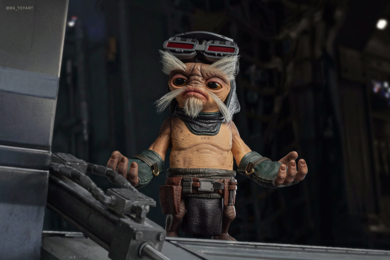 🔥Hot Toys LMS017 Star Wars: The Mandalorian & Grogu - Anzellan Droidsmith Life-Size Collectible Figure