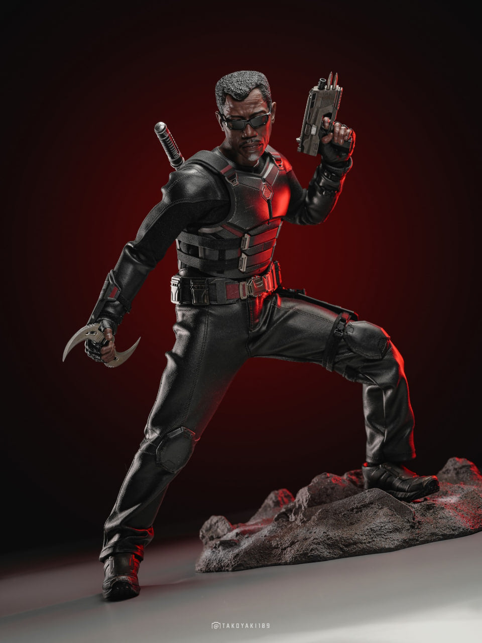 READY🔥Hot Toys MMS791B Deadpool & Wolverine 1/6th Scale Blade Collectible Figure (First Edition)