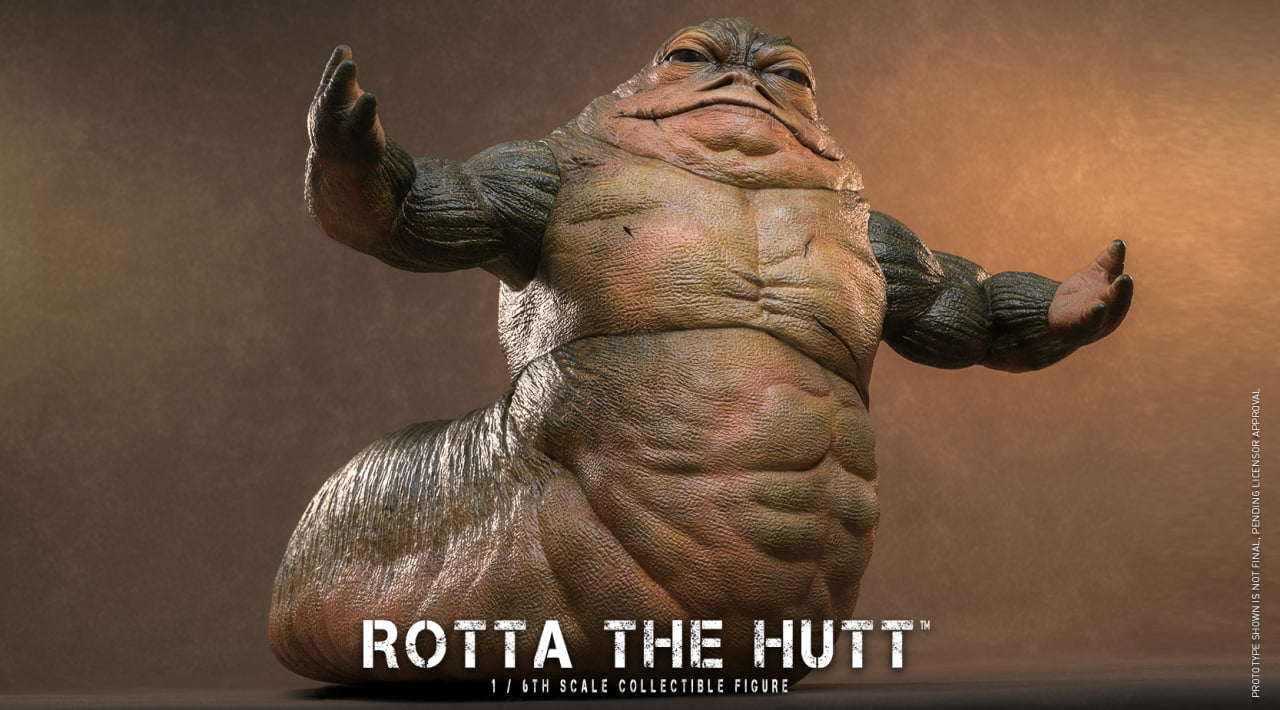 Preorder🔥Hot Toys MMS885 Star Wars: The Mandalorian & Grogu - 1/6th scale Rotta The Hutt Collectible Figure
