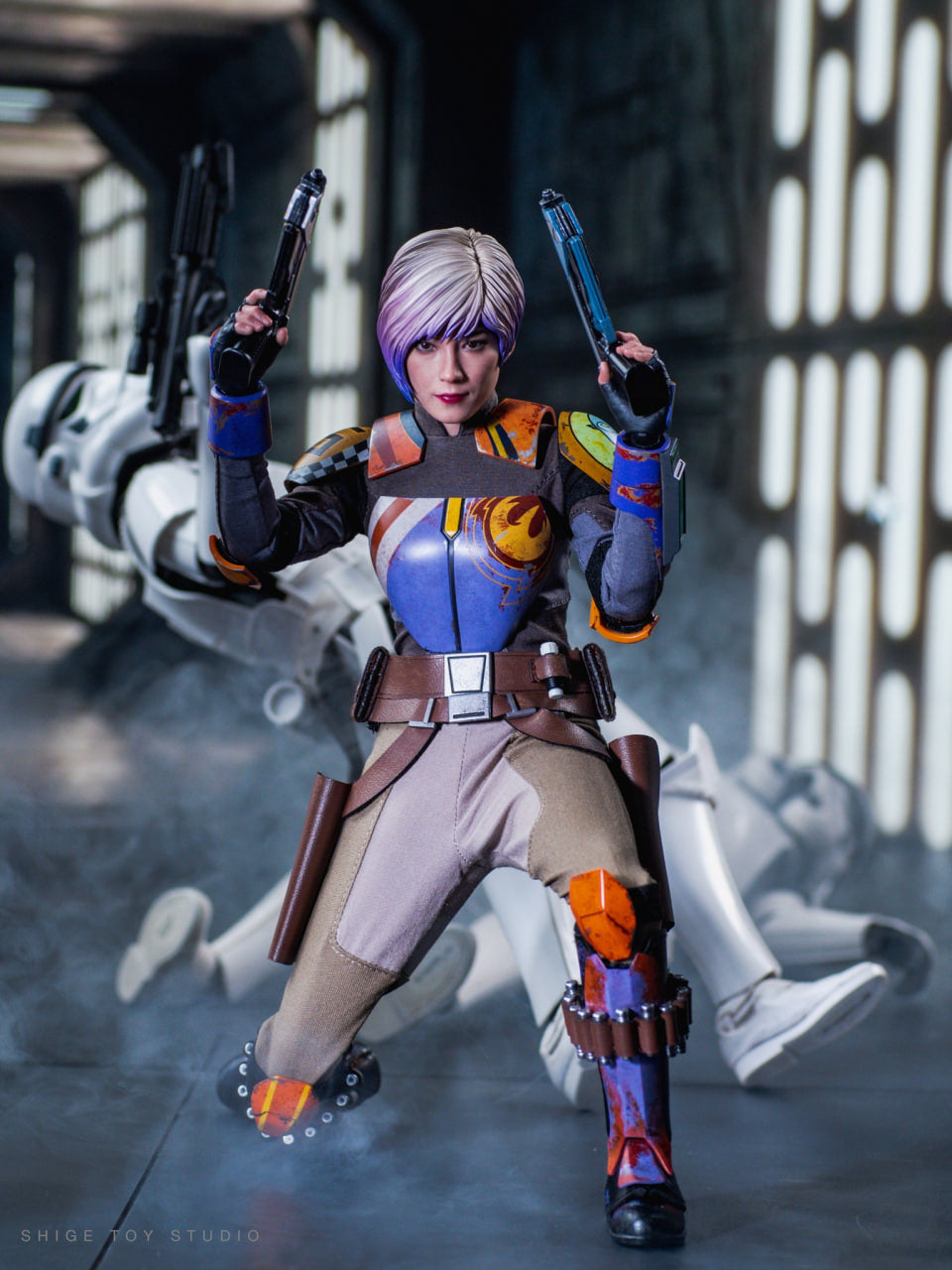 READY🔥Hot Toys TMS171 Star Wars: Rebels - Sabine Wren 1/6th scale Collectible Figure