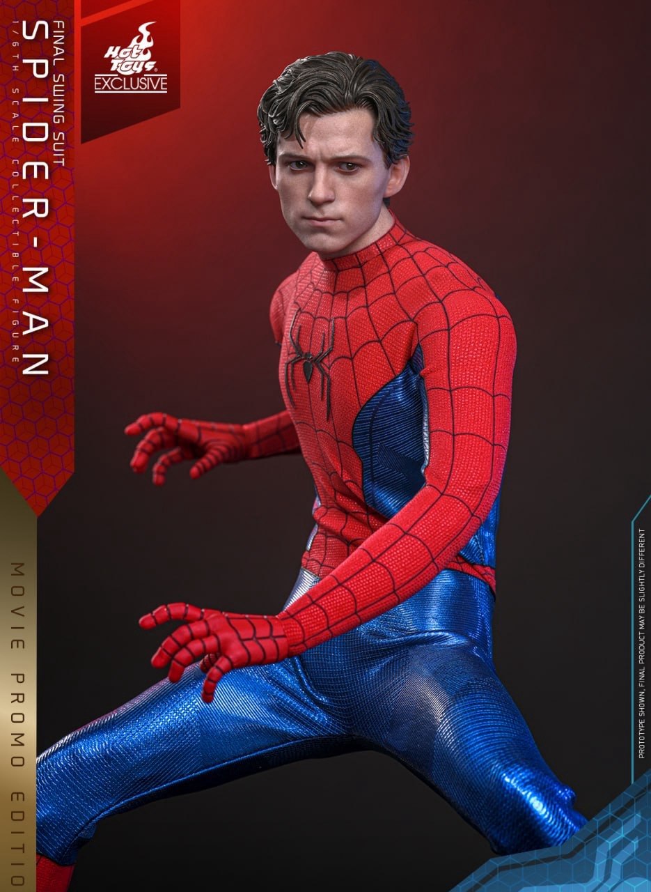 READY🔥Hot Toys MMS862 Spider-Man: No Way Home - 1/6th scale Spider-Man (Final Swing Suit) Collectible Figure (Movie Promo Edition) [Hot Toys Exclusive]