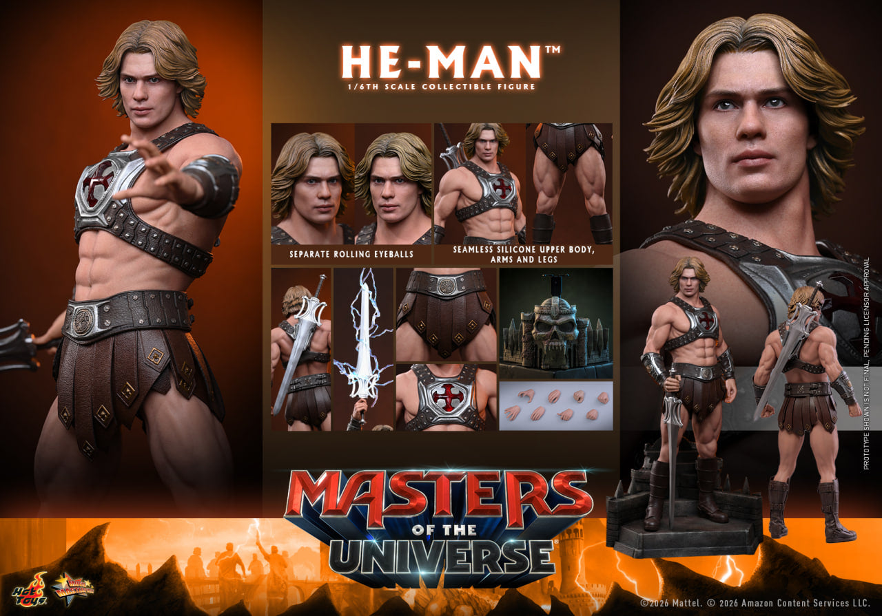 Preorder🔥Hot Toys MMS888 Masters of the Universe He-Man 1/6th scale Collectible Figure
