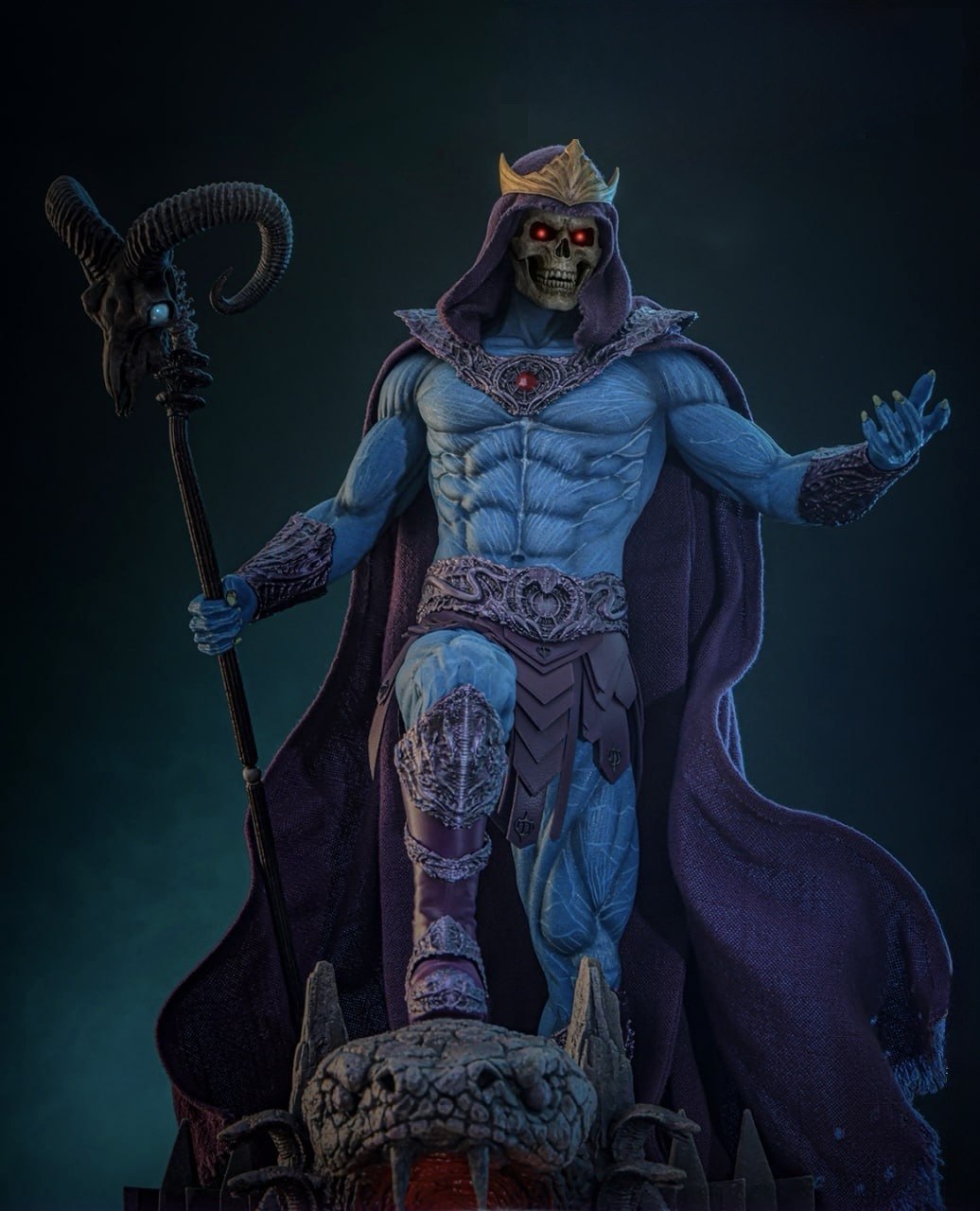 Preorder🔥Hot Toys MMS889 Masters of the Universe Skeletor 1/6th scale Collectible Figure