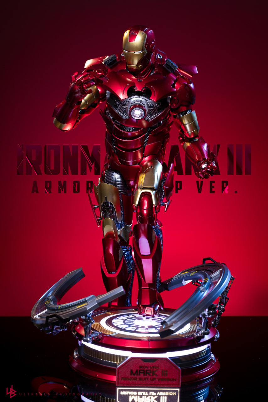 🔥Hot Toys MMS825D72B Iron Man 1/6th scale Iron Man Mark III (Armor Suit Up Version) Collectible Figure Special Edition