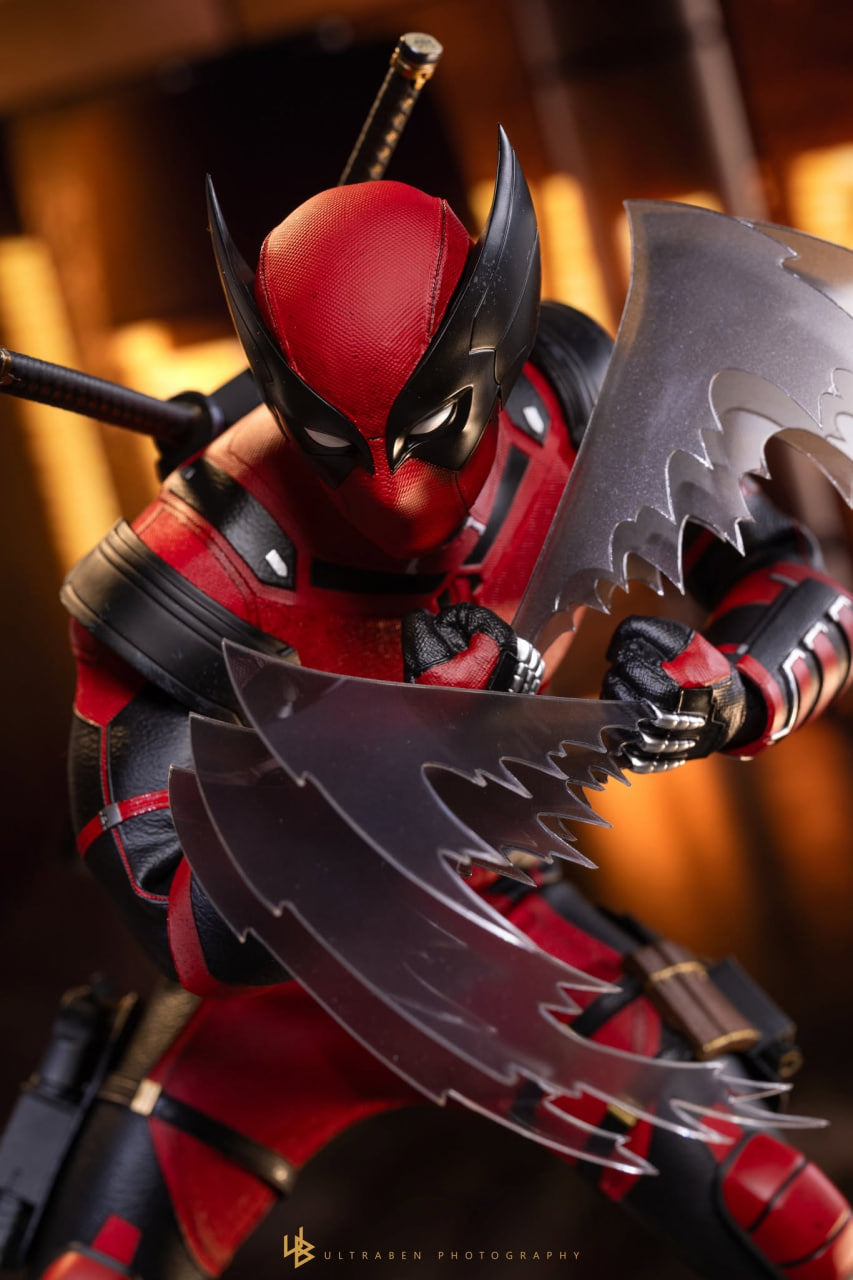 🔥Hot toys MMS857 DEADPOOL & WOLVERINE WOLVERINEPOOL [HOT TOYS EXCLUSIVE] 1/6TH SCALE COLLECTIBLE FIGURE