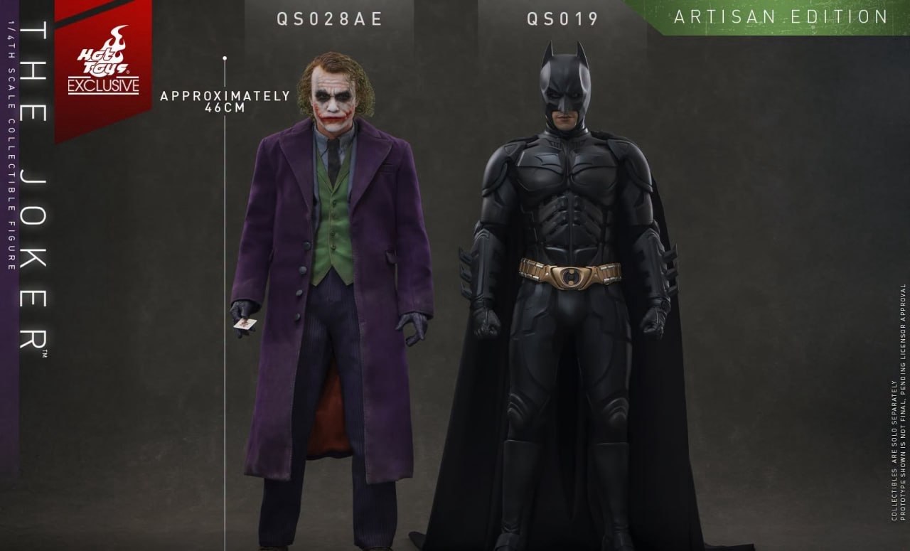 Preorder🔥Hot Toys QS028AE The Dark Knight The Joker (2.0) (Artisan Edition) [Hot Toys Exclusive] 1/4th scale Collectible Figure