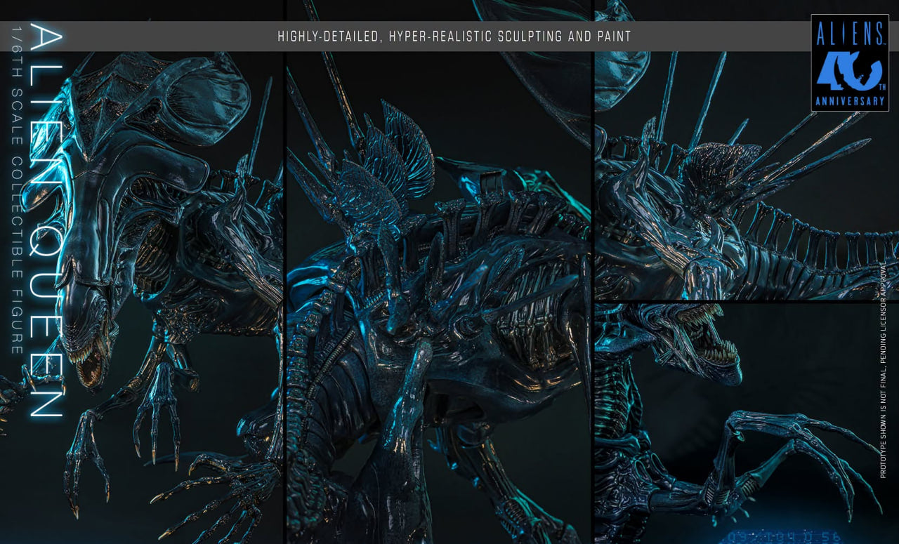 Preorder🔥Hot Toys MMS903 Aliens - 1/6th scale Alien Queen Collectible Figure