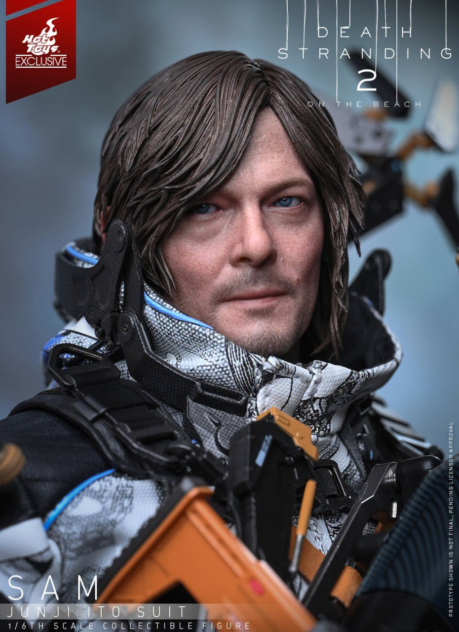 Preorder🔥Hot Toys VGM89 Death Stranding 2: On the Beach Sam (Junji Ito Suit) 1/6th scale Collectible Figure