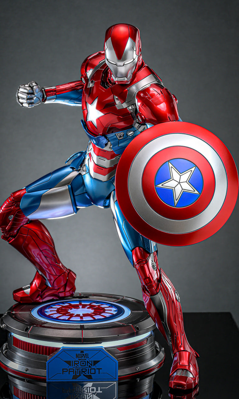 READY🔥Hot Toys CMS021D68 Iron Patriot Marvel Comics 1/6th scale Collectible Figure (Hot Toys Exclusive)