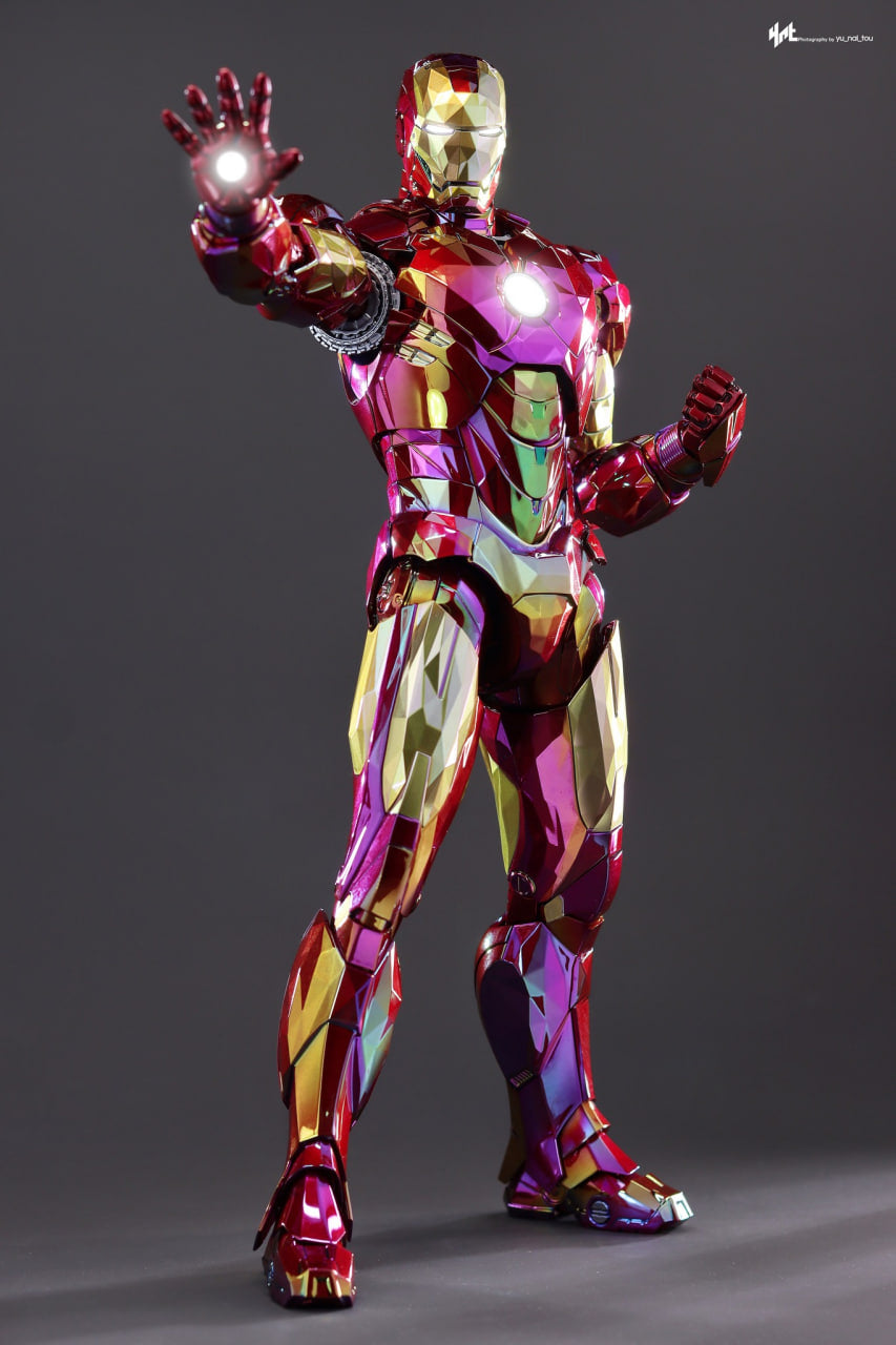 🔥Hot Toys MMS792D70 Iron Man 2: 1/6th scale Iron Man Mark IV (Fractal Armor) Collectible Figure Limited Edition [Hot Toys Exclusive]