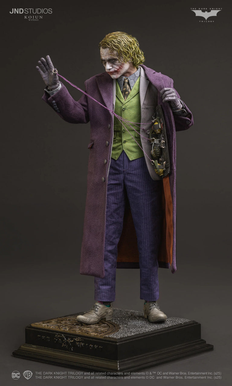 READY🔥JND Studios The Dark Knight - Joker (Type C) 1/6 Scale Hyperreal Figure - Kojun Works