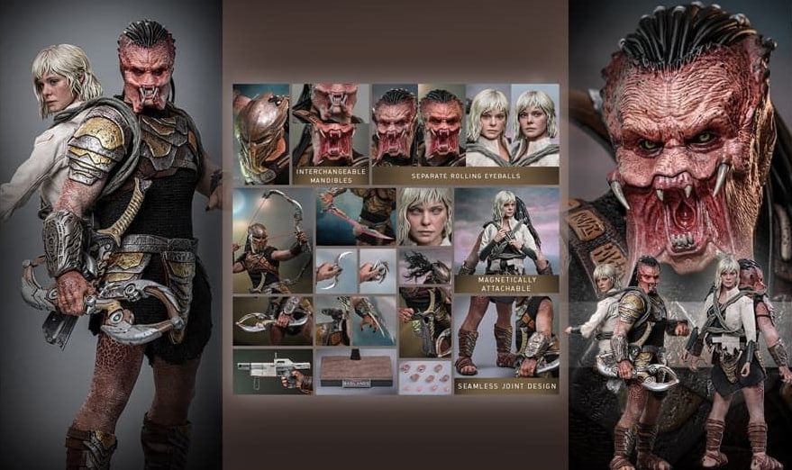 Preorder🔥Hot Toys MMS850 Predator: Badlands 1/6th scale Dek and Thia Collectible Set