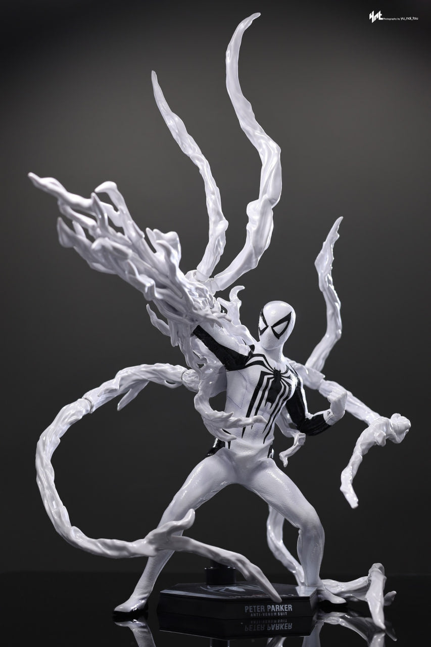 READY🔥Hot Toys VGM69 Marvel Spider-Man 2 Spiderman 1/6th scale Peter Parker (Anti-Venom Suit) Collectible Figure