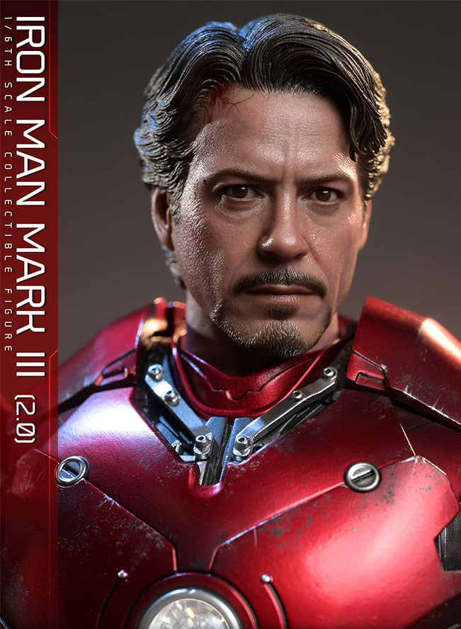 READY🔥Hot Toys MMS664D48B Ironman Mark 3 (2.0) 1/6 Scale Collectible Figure Special Edition with Bonus Part
