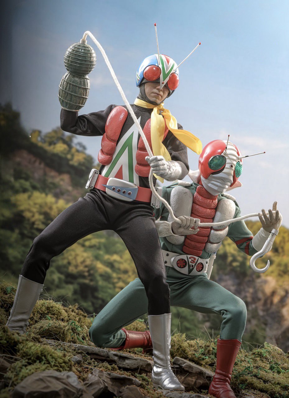 Preorder🔥Hot Toys TMS185 Kamen Rider V3 Riderman 1/6th scale Collectible Figure