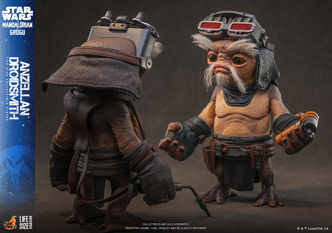 Preorder🔥Hot Toys LMS017 Star Wars: The Mandalorian & Grogu - Anzellan Droidsmith Life-Size Collectible Figure