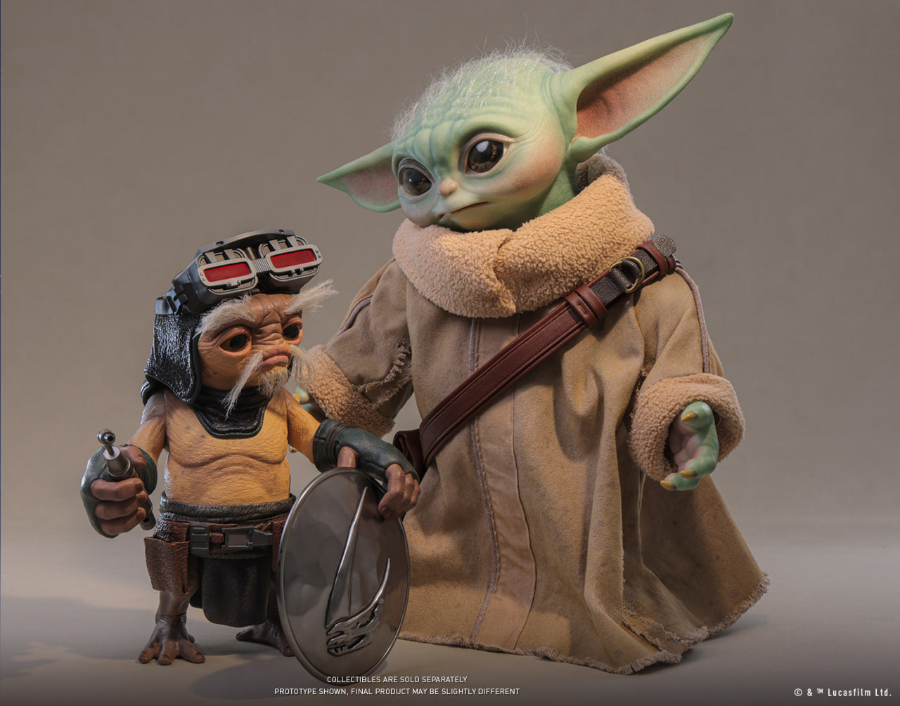 Preorder🔥Hot Toys LMS016 Star Wars: The Mandalorian & Grogu - Grogu Life-Size Collectible Figure