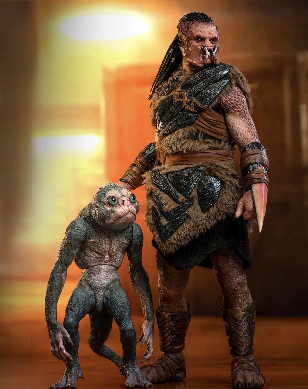 Preorder🔥Hot Toys MMS873 Predator: Badlands Dek (Bone Bison Armor) and Bud 1/6th scale Collectible Set