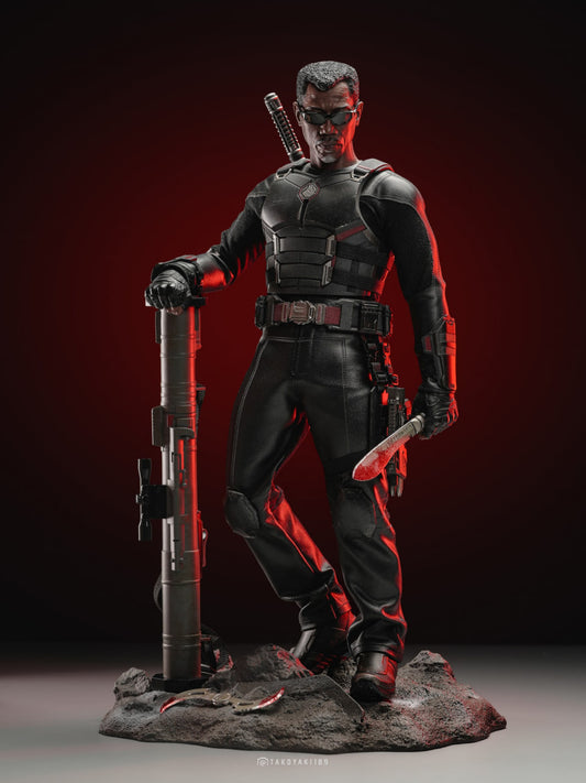 READY🔥Hot Toys MMS791B Deadpool & Wolverine 1/6th Scale Blade Collectible Figure (First Edition)