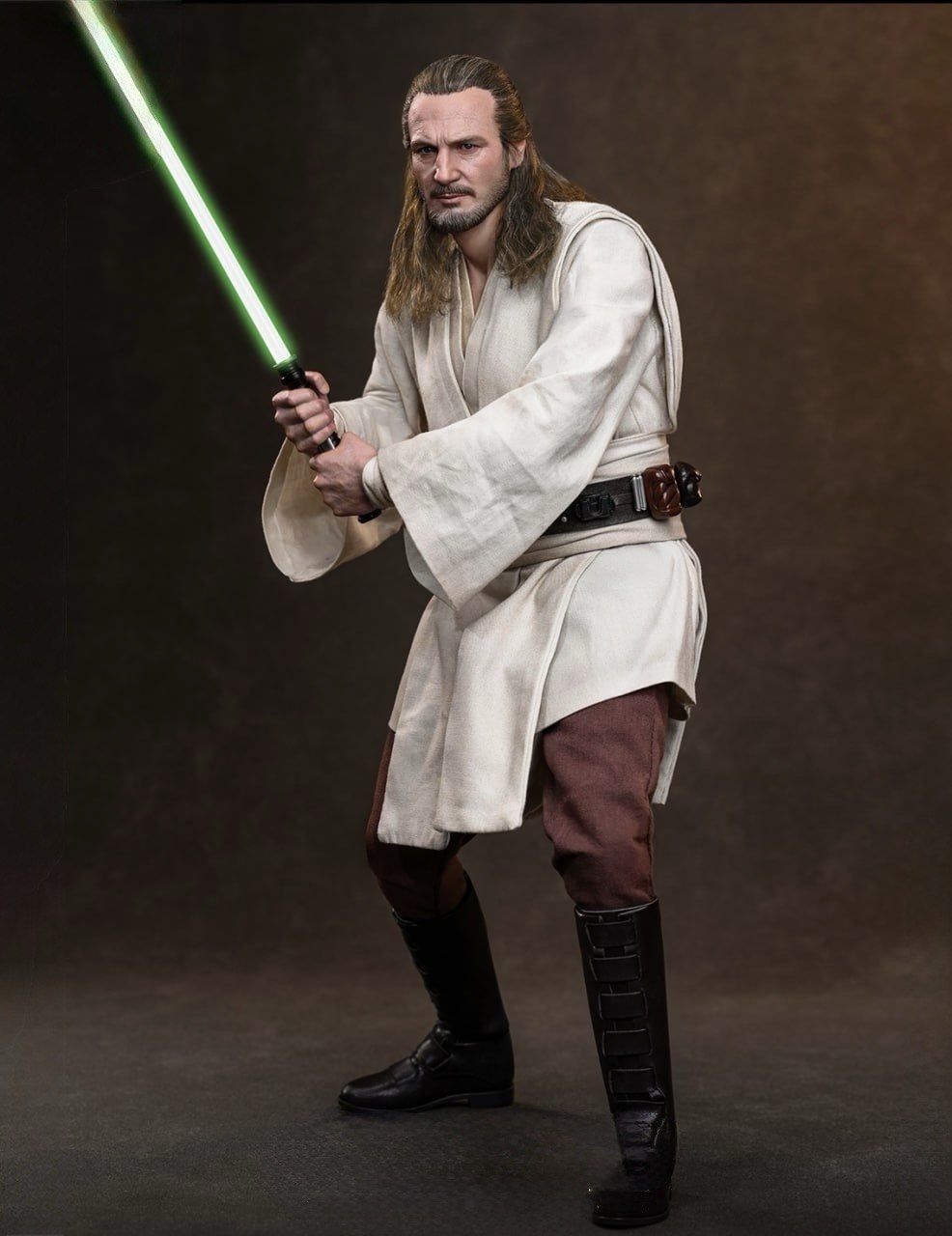 Preorder🔥Hot Toys MMS881AE Star Wars: The Phantom Menace 1/6th scale Qui-Gon Jinn (Artisan Edition) [Hot Toys Exclusive] 】
