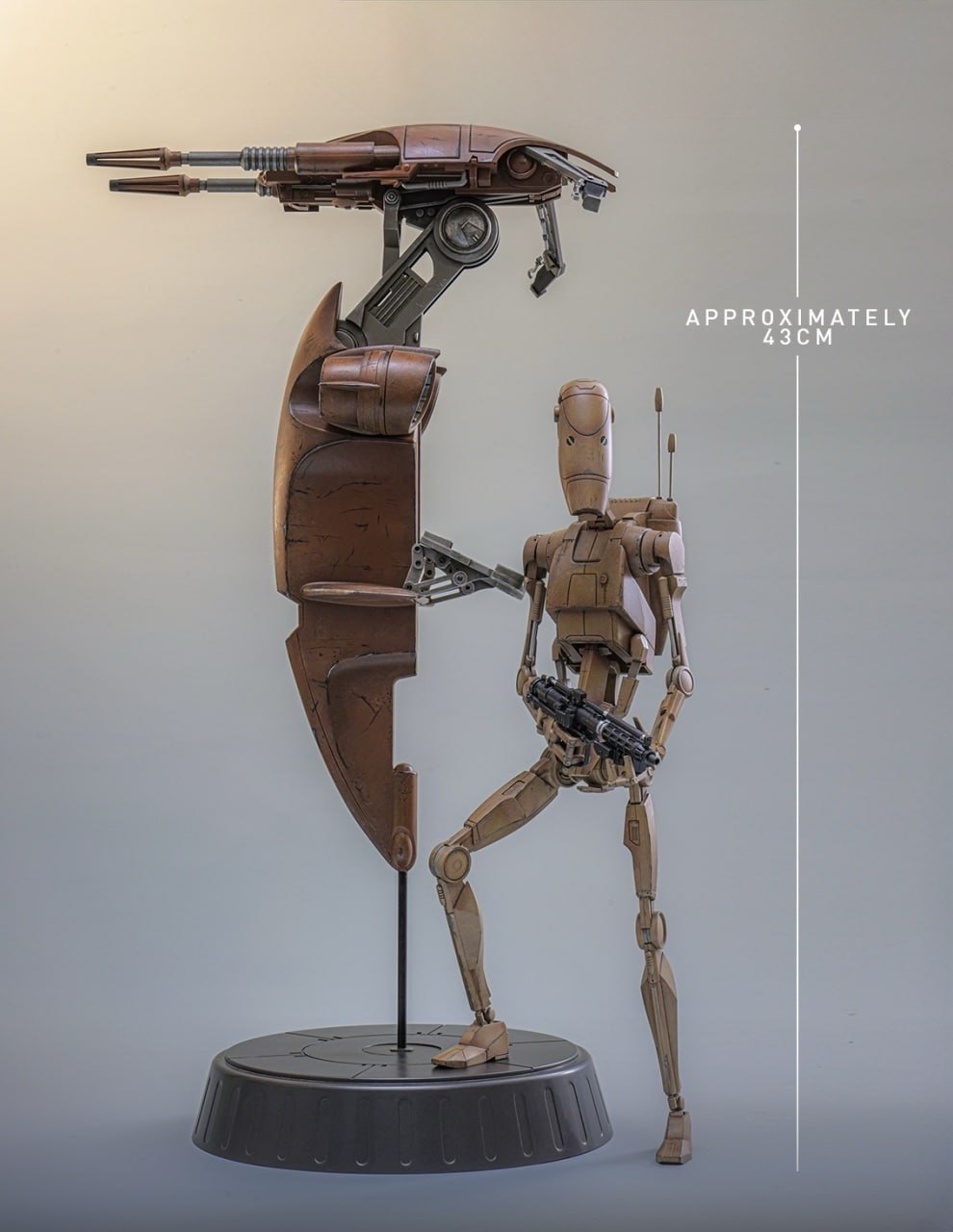 Preorder🔥Hot Toys MMS887 Star Wars: The Phantom Menace - 1/6th scale Battle Droid & STAP Collectible Set