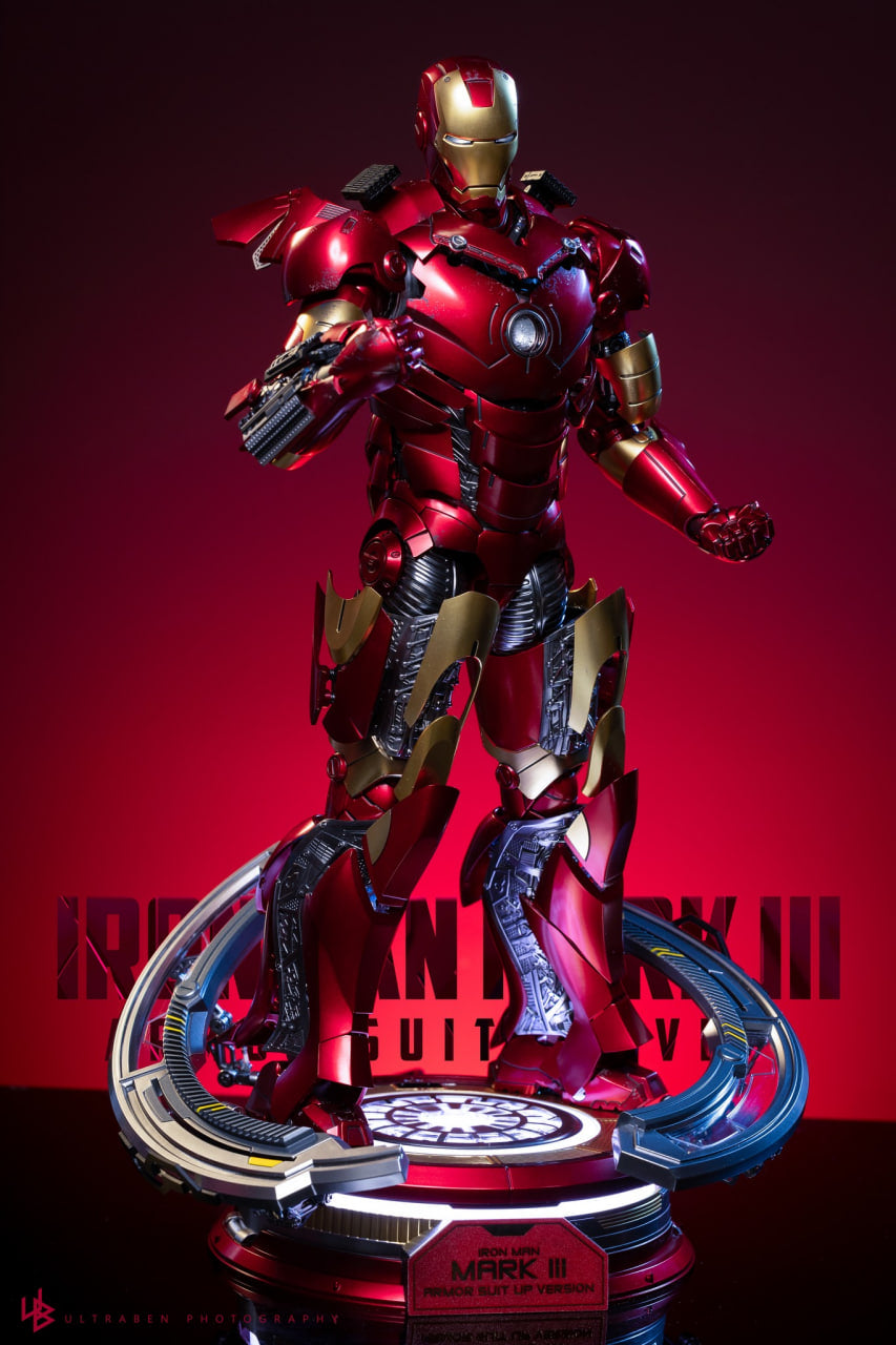 🔥Hot Toys MMS825D72B Iron Man 1/6th scale Iron Man Mark III (Armor Suit Up Version) Collectible Figure Special Edition