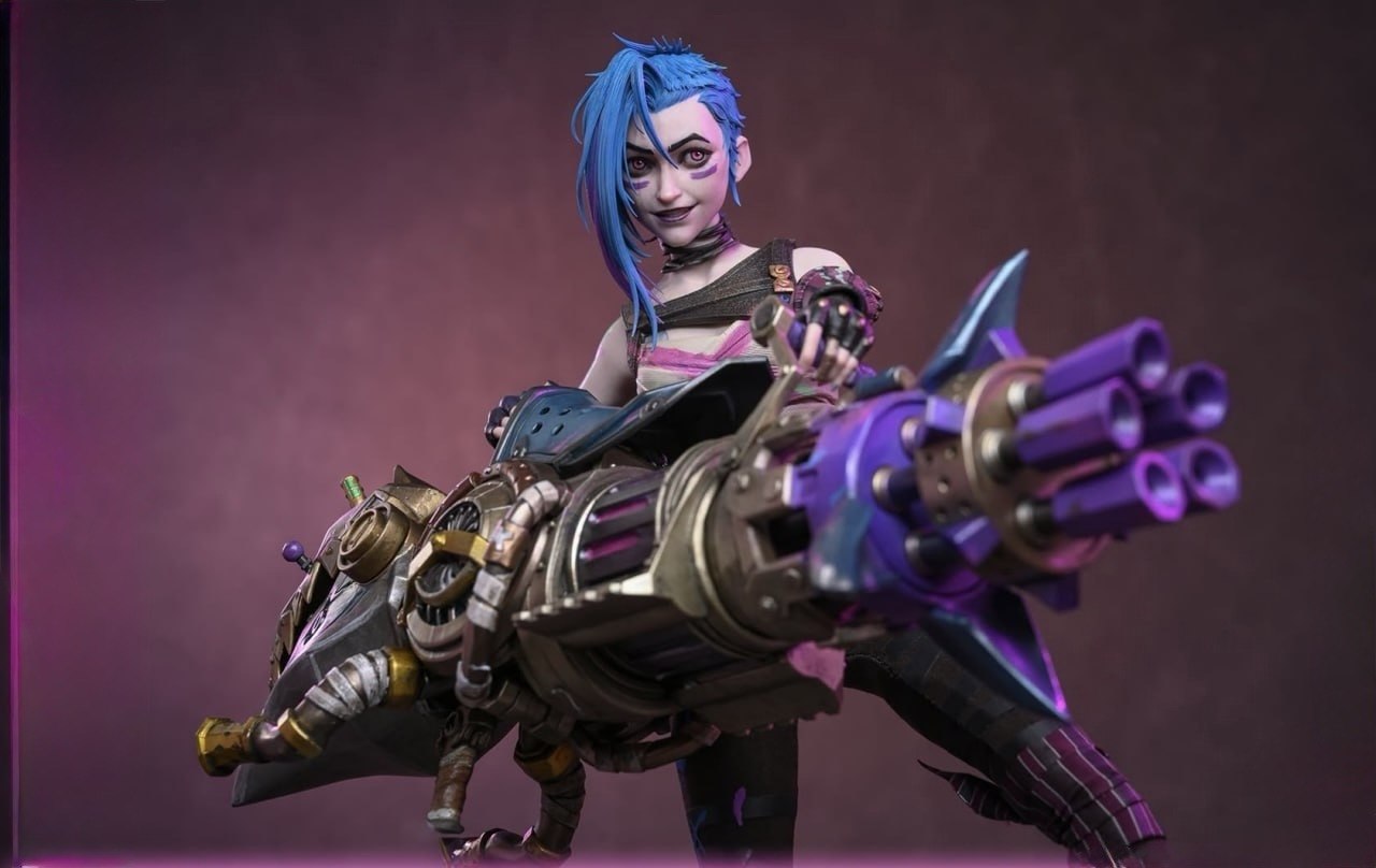 Preorder🔥Hot Toys TMS183 Arcane Fractured Jinx 1/6th scale Collectible Figure