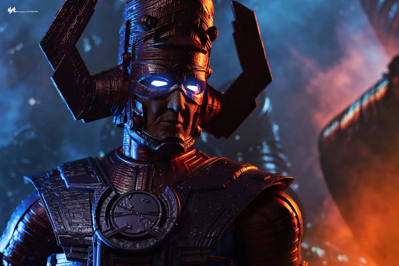 READY🔥Hot Toys SMS001JB The Fantastic Four: First Steps Galactus Jumbo Sofvi Figure Special Edition