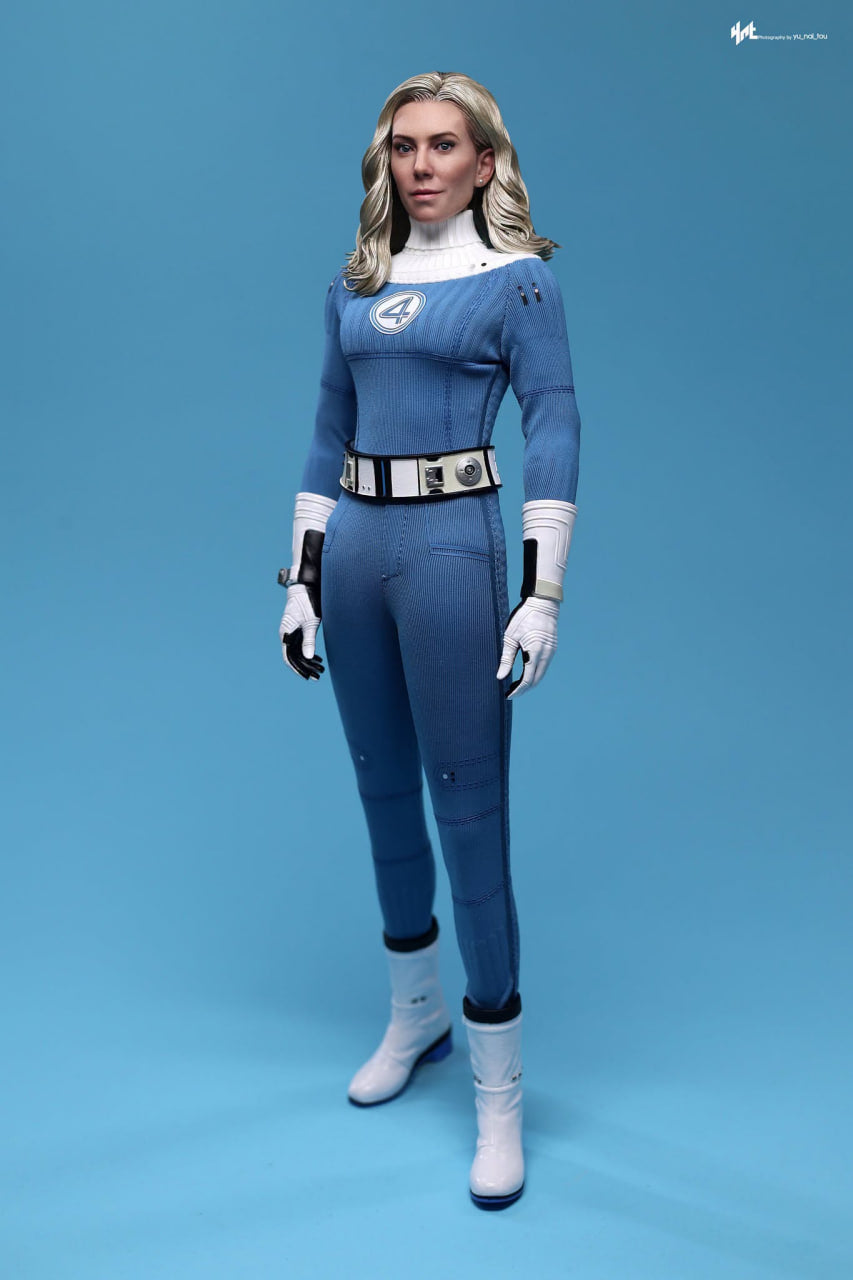 READY🔥Hot Toys MMS824B The Fantastic Four: First Steps 1/6 Invisible Woman and H.E.R.B.I.E. Collectible Set Special Edition