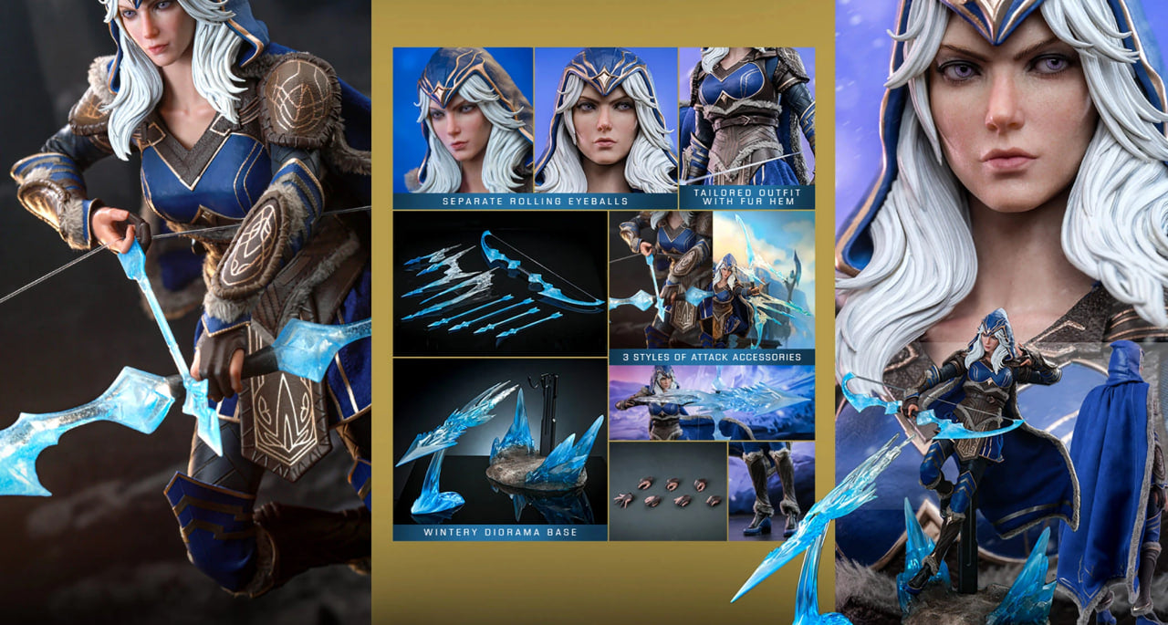 Pre-Owned🔥Hot Toys VGM60 League of Legends Ashe 1/6th scale Collectible Figure