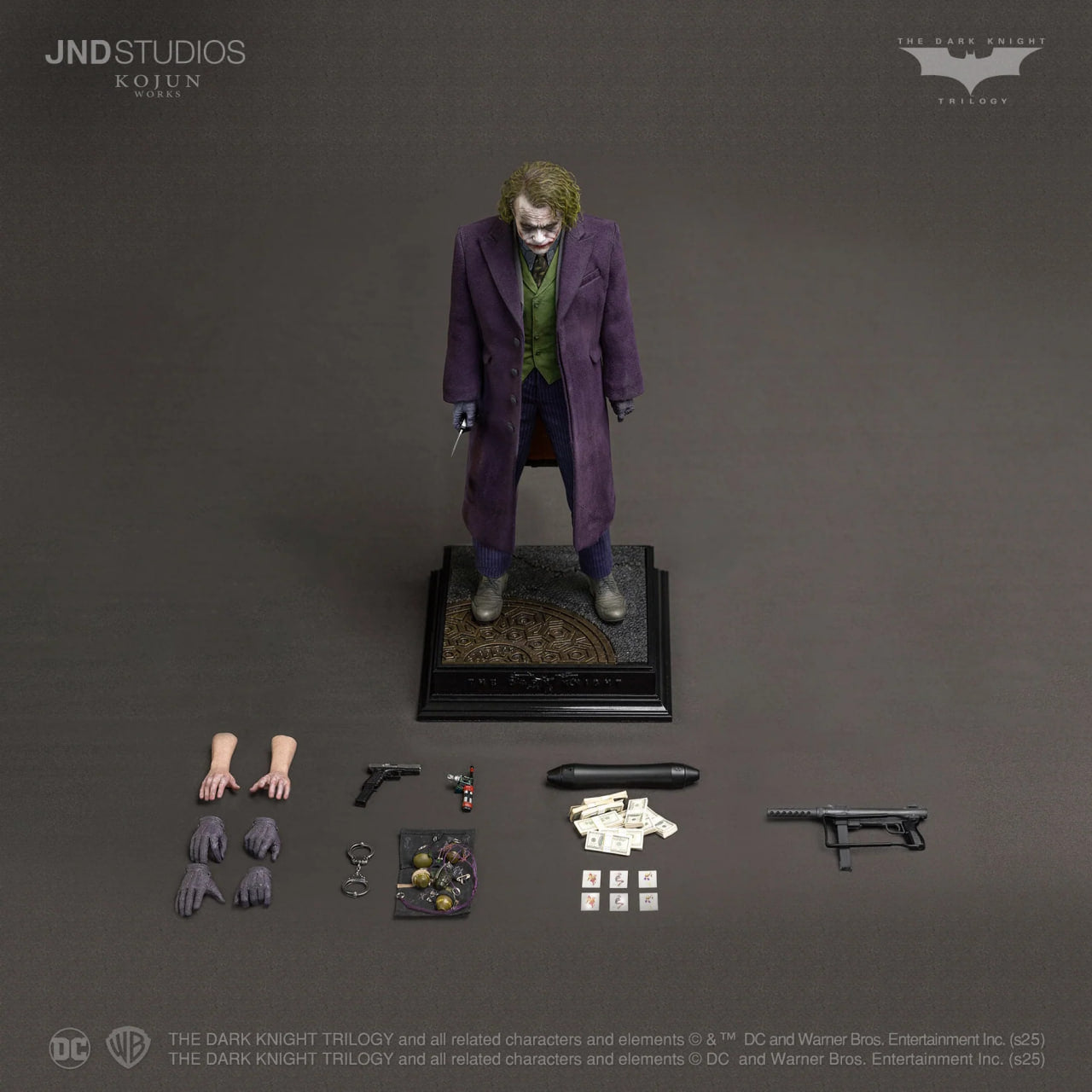 READY🔥JND Studios The Dark Knight - Joker (Type A) 1/6 Scale Hyperreal Figure - Kojun Works