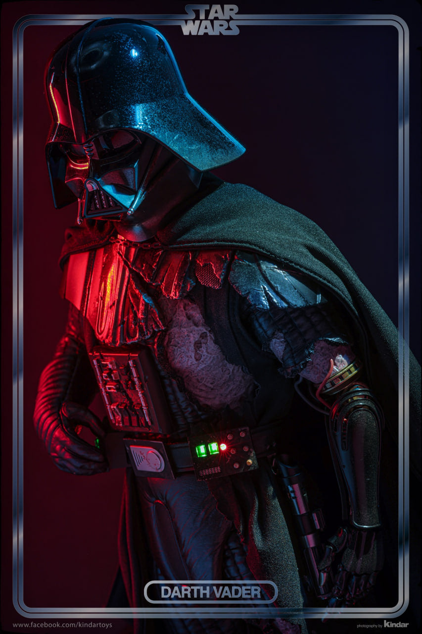 READY🔥Hot Toys DX45 Star Wars Darth Vader (Battle Damaged) (Deluxe Version) 1/6th scale Collectible Figure