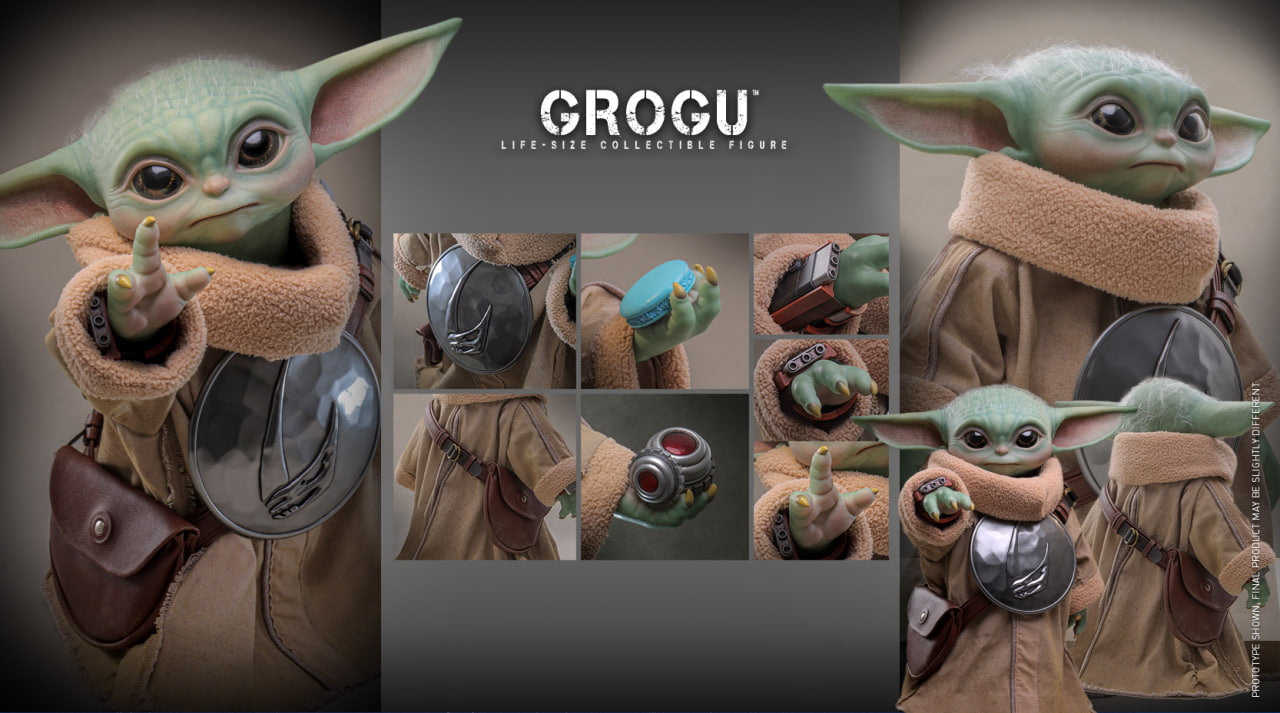 Preorder🔥Hot Toys LMS016 Star Wars: The Mandalorian & Grogu - Grogu Life-Size Collectible Figure