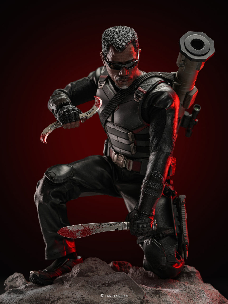 READY🔥Hot Toys MMS791B Deadpool & Wolverine 1/6th Scale Blade Collectible Figure (First Edition)