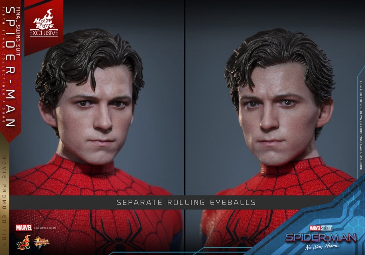 READY🔥Hot Toys MMS862 Spider-Man: No Way Home - 1/6th scale Spider-Man (Final Swing Suit) Collectible Figure (Movie Promo Edition) [Hot Toys Exclusive]