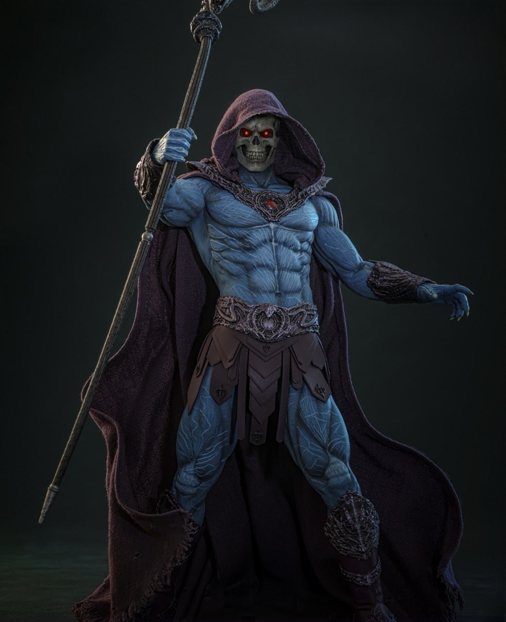 Preorder🔥Hot Toys MMS889 Masters of the Universe Skeletor 1/6th scale Collectible Figure