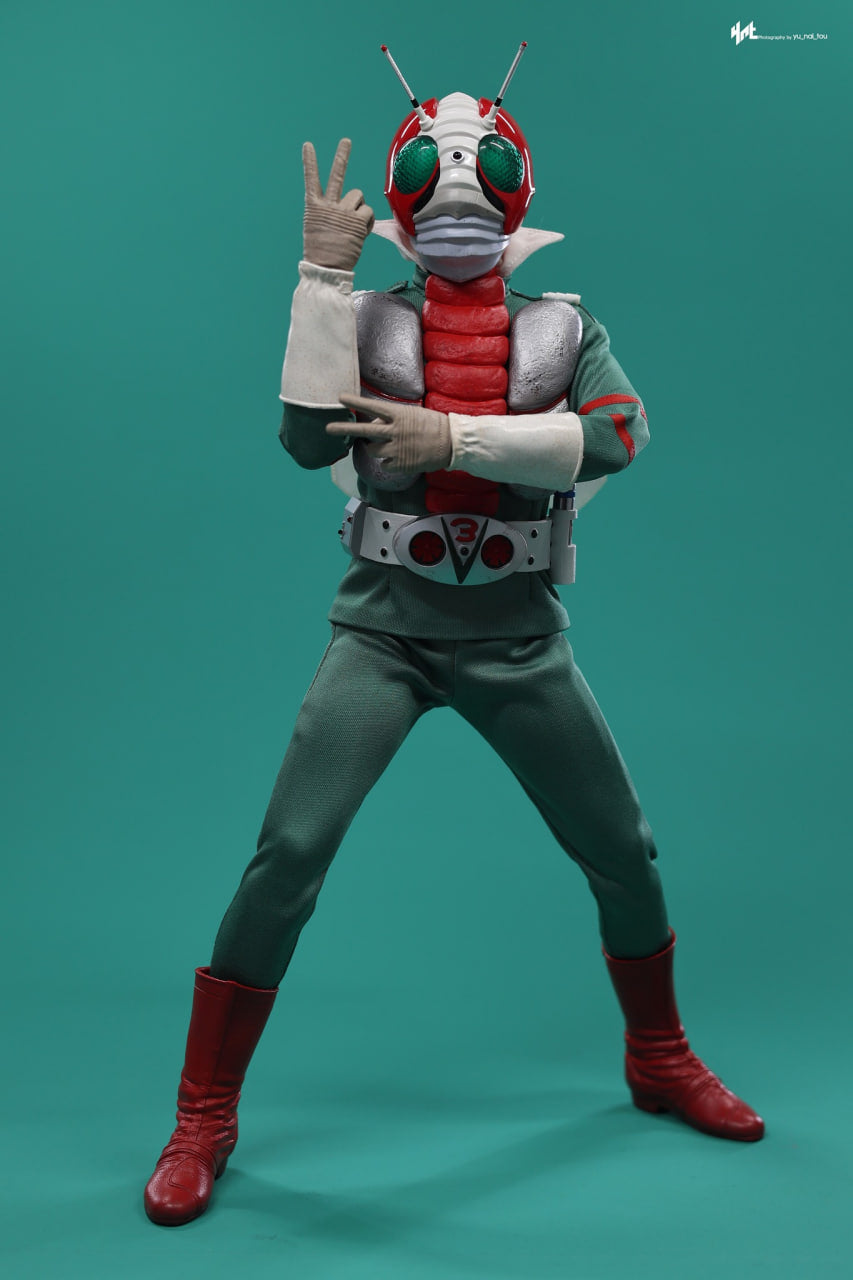 🔥Hot Toys TMS162B Kamen Rider V3 - 1:6 Kamen Rider V3