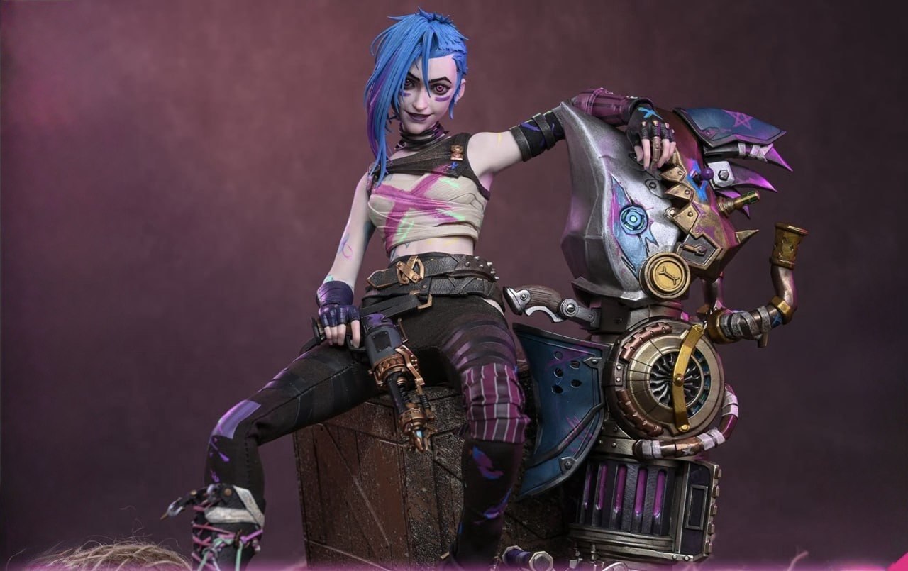 Preorder🔥Hot Toys TMS183 Arcane Fractured Jinx 1/6th scale Collectible Figure