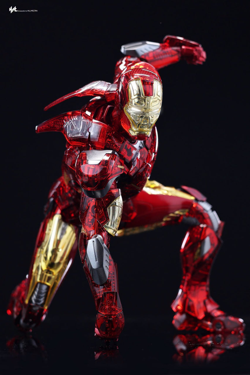 READY🔥 Hot Toys MMS870D82 The Avengers Iron Man Mark VII (Exo-Chrome Clear Version) 1/6th scale Collectible Figure