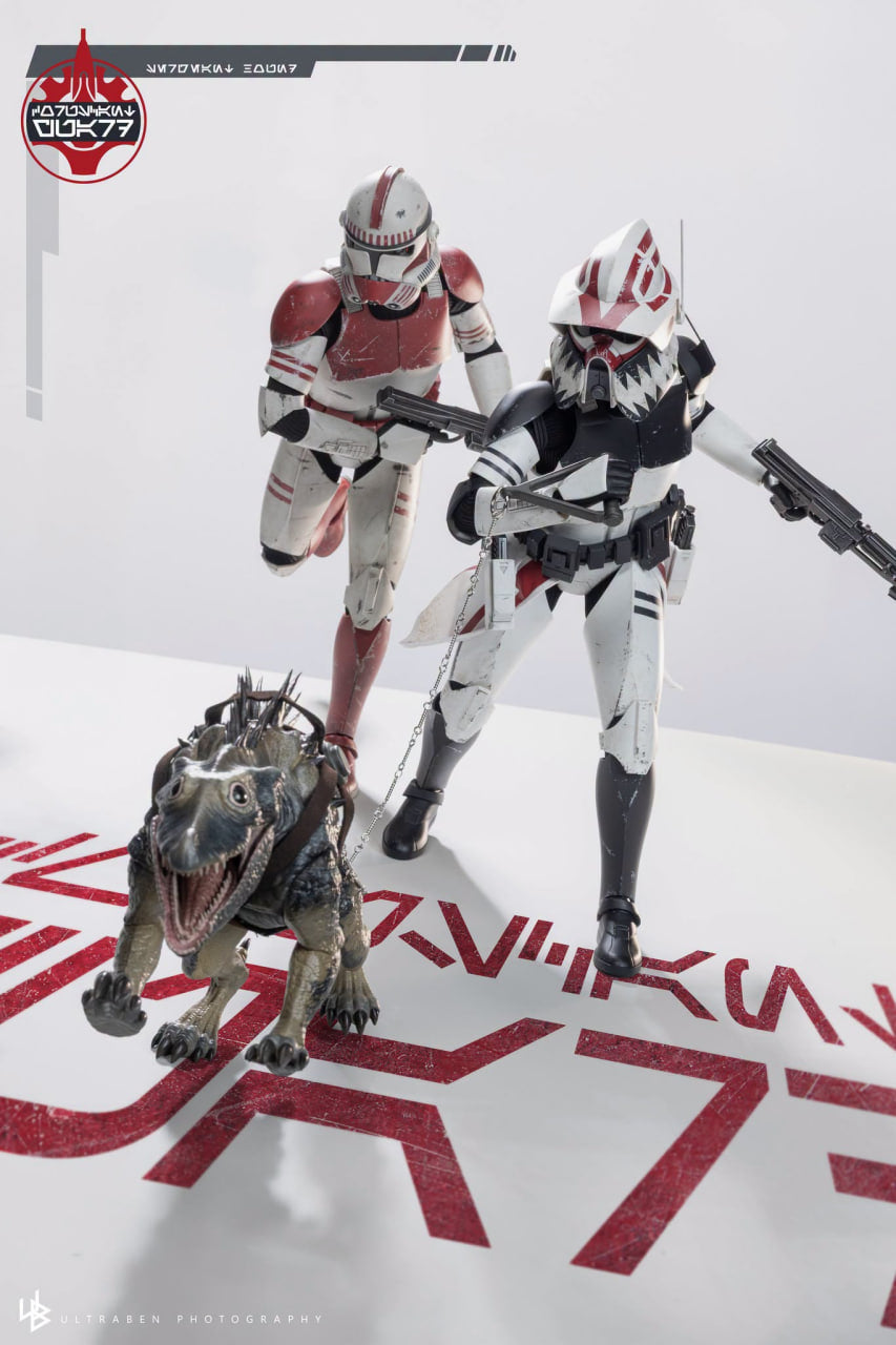 🔥Hot Toys TMS167 Star Wars: The Clone Wars - Sergeant Hound 1/6th Scale Collectible Figure