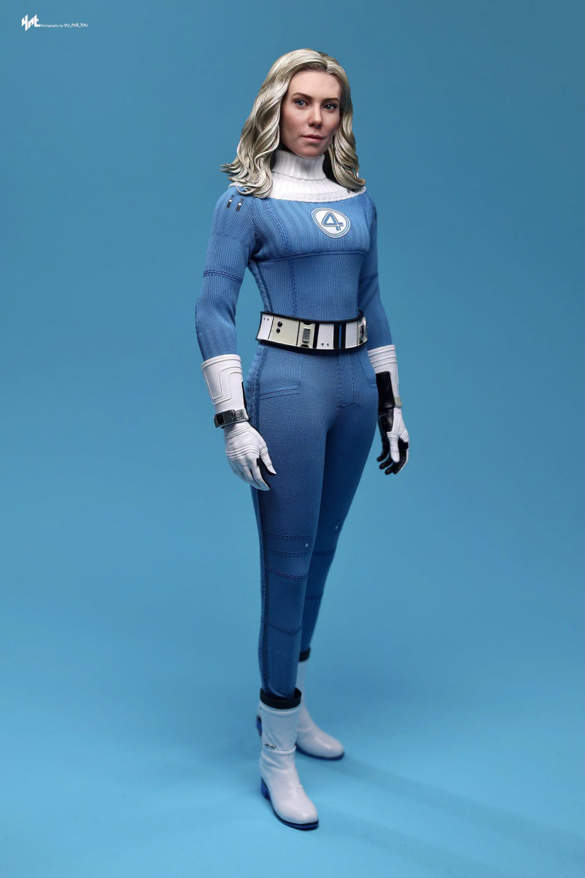 READY🔥Hot Toys MMS824B The Fantastic Four: First Steps 1/6 Invisible Woman and H.E.R.B.I.E. Collectible Set Special Edition
